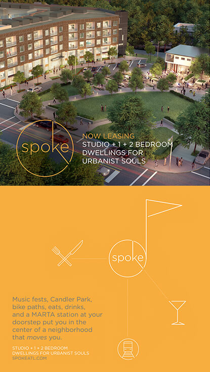 Spoke Atlanta apartments header image by Prismatic Orlando creative agency