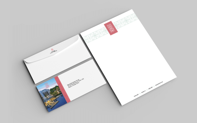 RoseArts District Stationery Series (Letterhead + Envelope)