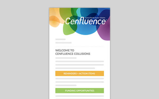 Cenfluence Collisions Email Marketing Campaign by Prismatic