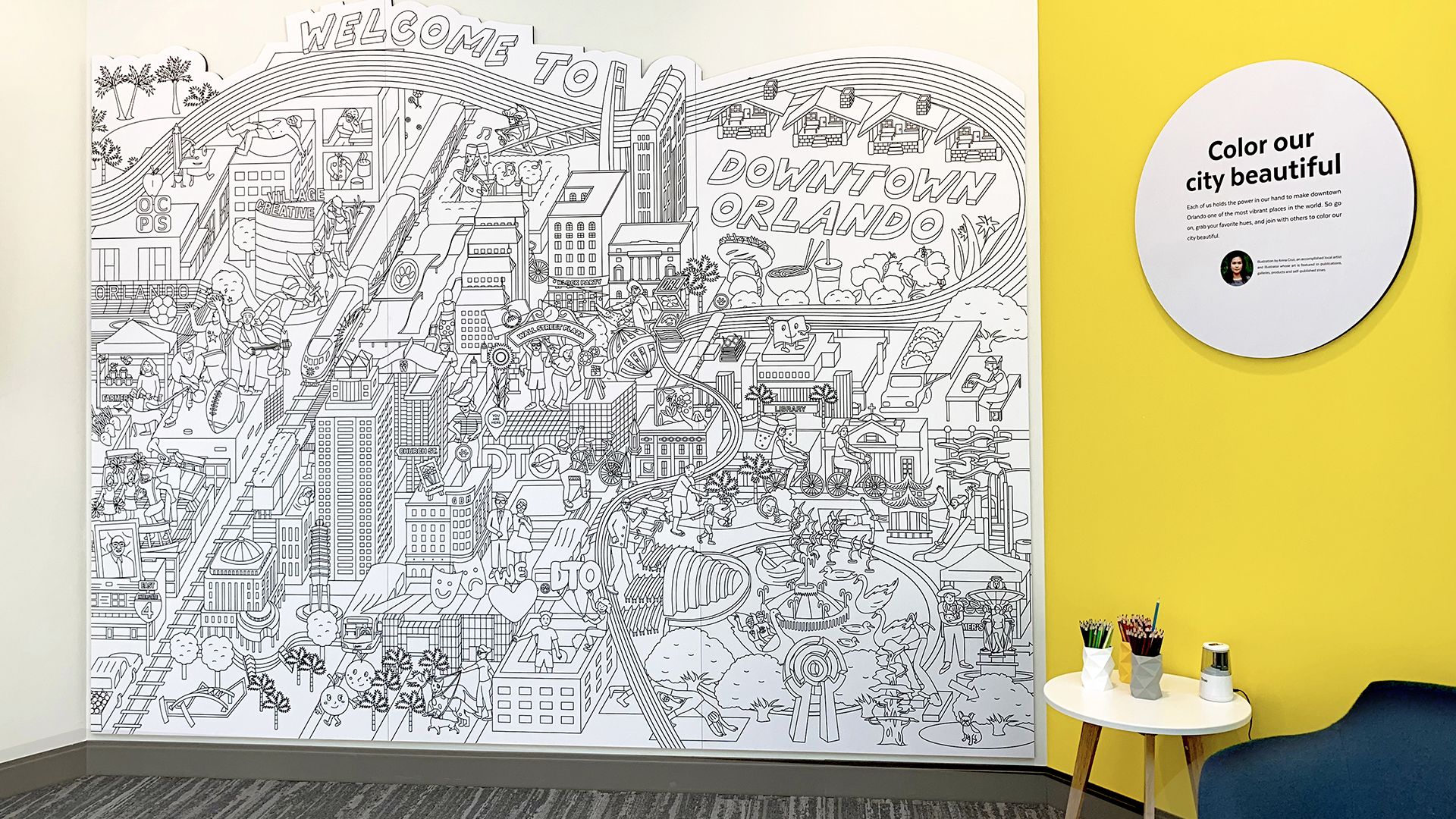 City of Orlando Downtown Development Board Interactive Wall