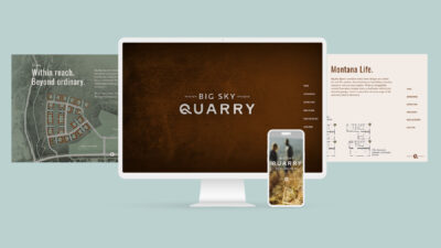 Big Sky Quarry wins a NAHB Silver Award for Best Website for a Community