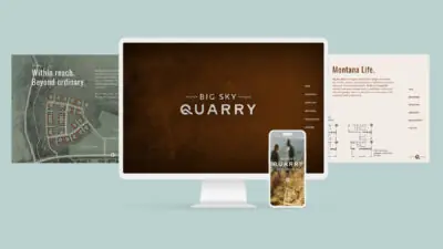 Big Sky Quarry wins a NAHB Silver Award for Best Website for a Community